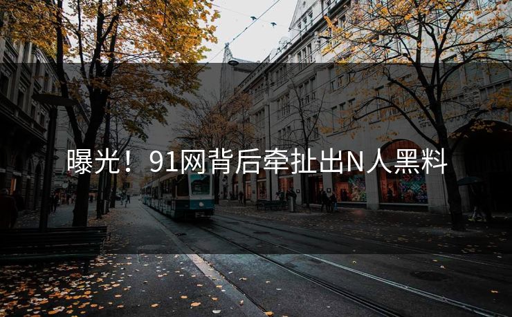 曝光！91网背后牵扯出N人黑料