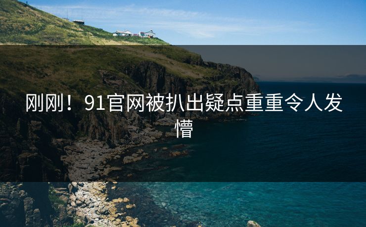刚刚！91官网被扒出疑点重重令人发懵