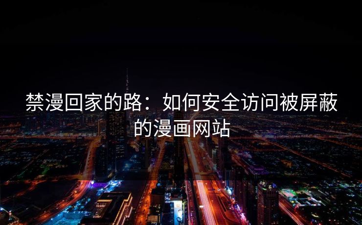 禁漫回家的路：如何安全访问被屏蔽的漫画网站